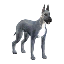 Grey Great Dane Decoration Pet icon.png