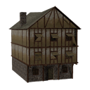 Shingle-Roof Three-Story Village Home icon.png