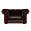 Bolton Maroon Leather Chesterfield Armchair icon.png