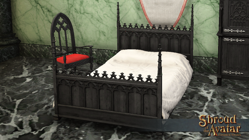 SS Dark Gothic Queen Size Bed overlay.png