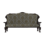 Fine White and Gold Upholstered Wooden Trim Loveseat icon.png