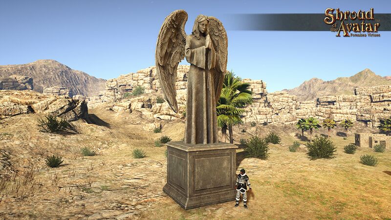 Item giant angel woman statue.jpg