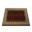 Square Rug (Red and Gold)