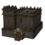 Stone 2-Story Keep with Corner Turret Village Home icon.png