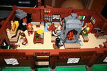 Lego <i>Tortoise and Hare B&B</i> (interior) by Unseen Dragon