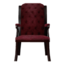 Vintage Red Velvet with Nailheads Arm Chair icon.png