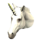 Pristine Light Unicorn Head