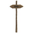 Blank Wooden Street Sign - Shroud Of The Avatar Wiki - Sota