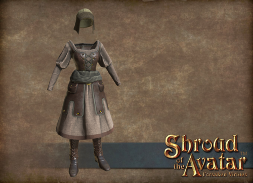 Long Sleeve Pockets Peasant Dress Shroud Of The Avatar Wiki Sota 